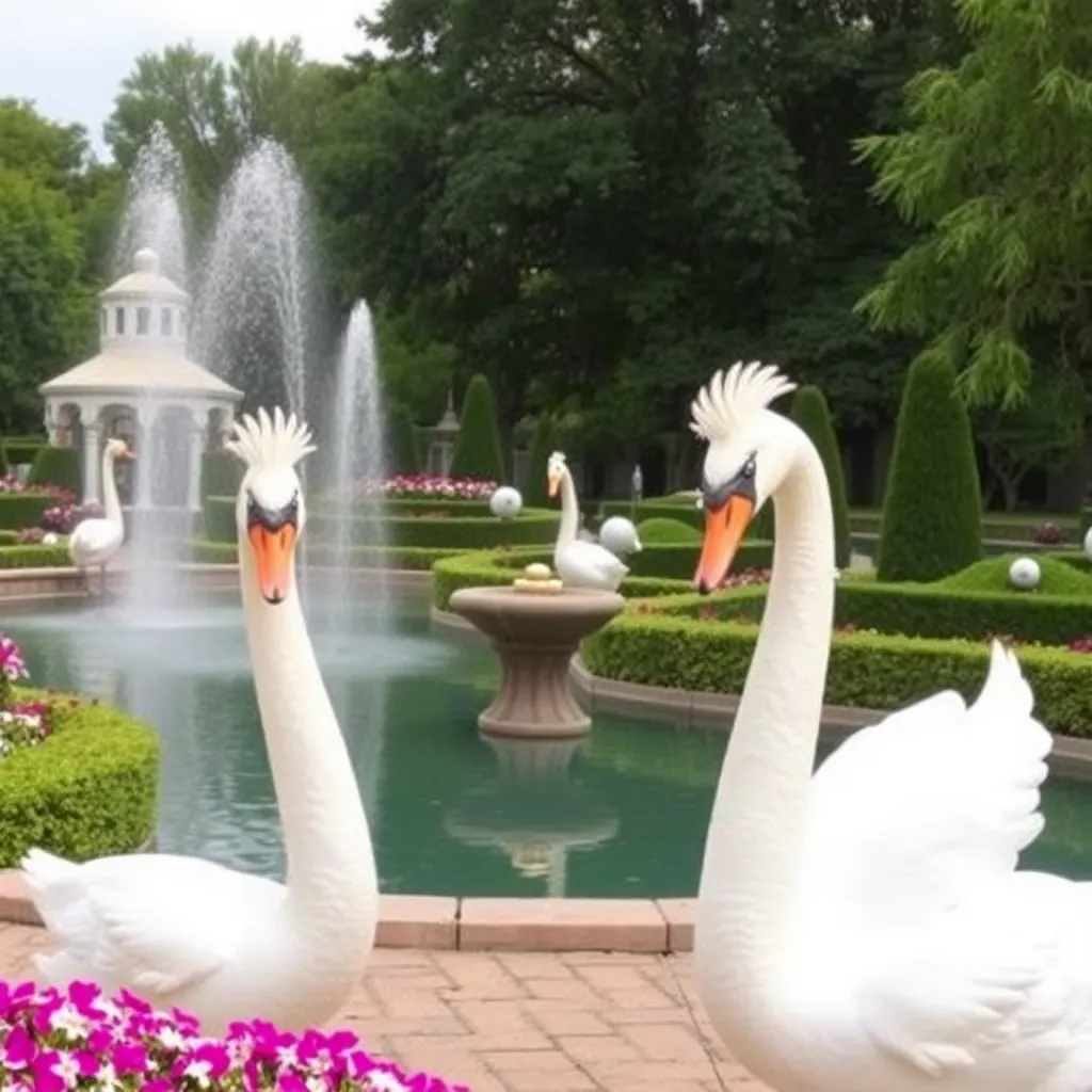 Jardin Los Cisnes